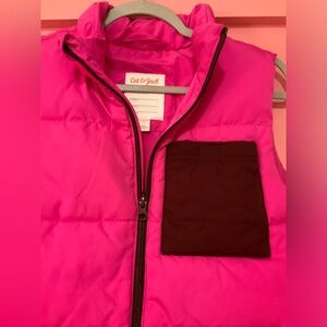 Cat and Jack XL (14/16) Hot Pink Girls Vest New with Tag